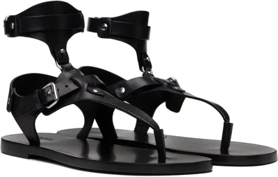 Isabel Marant Eveen Removable Ankle Cuff Sandal In Black