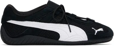 Puma Speedcat Og Logo Detailed Sneakers In Black