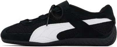 Puma Speedcat Og Logo Detailed Sneakers In Black
