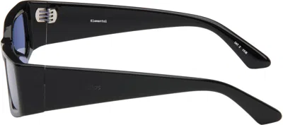 Entire Studios Black Elemental Sunglasses In Obsidian