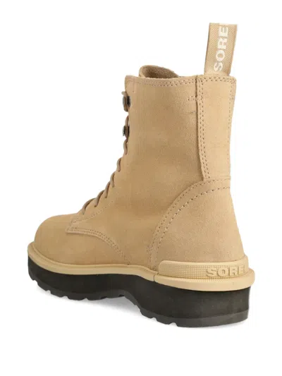 Sorel Hi-line Lace Womens Leather Lace-up Booties In Multi