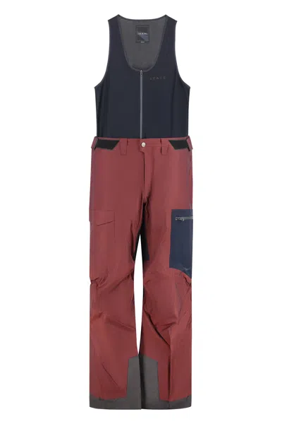Sease Techno Fabric Ski All-in-one In Burgundy