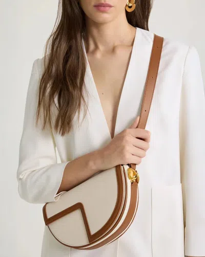 Patou Le  Medium Crossbody Bag In Beige