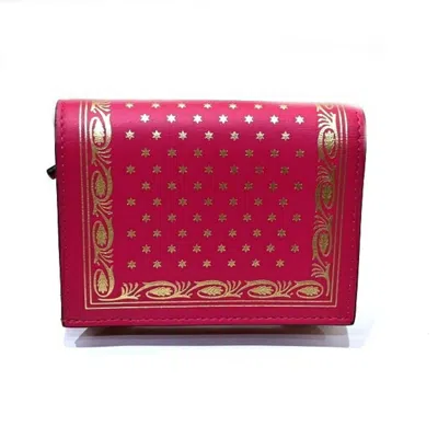 Pre-owned Gucci Pink Leather Wallet (bi-fold) ()