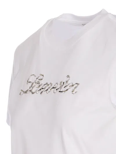 Lanvin Sequin T-shirt In White
