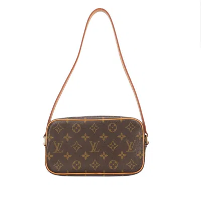 Pre-owned Louis Vuitton Brown Monogram Canvas Shoulder Bag ()