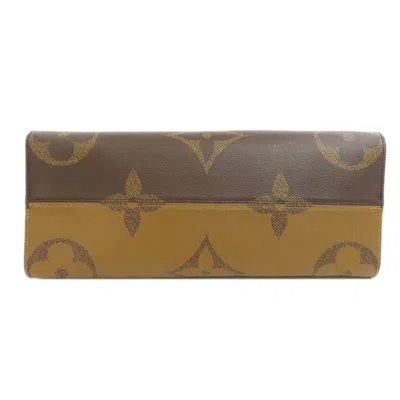 Pre-owned Louis Vuitton Brown Monogram Reverse Tote Bag ()