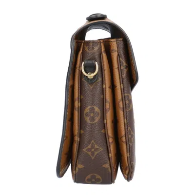 Pre-owned Louis Vuitton Brown Monogram Reverse Or Monogram Reverse Pochette Shoulder Bag () In Brown, Monogram Reverse, Or