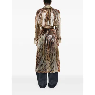 Dries Van Noten Leopard-print Trench Coat