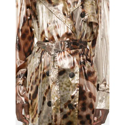 Dries Van Noten Leopard-print Trench Coat