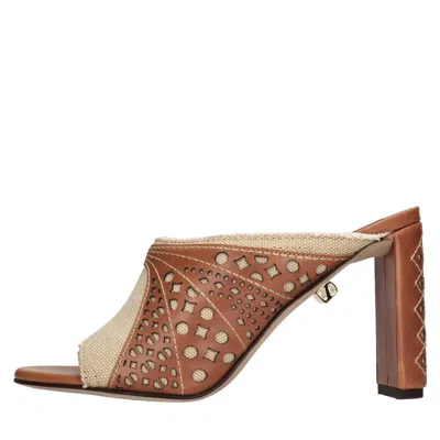 Skorpios Sandals Brown In Marrone Scuri