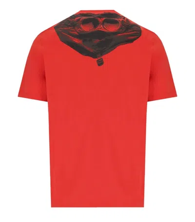 C.p. Company Jersey 30/1 Poinciana Orange T-shirt