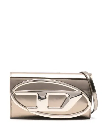 Diesel 1dr Wallet On Chain In Silver