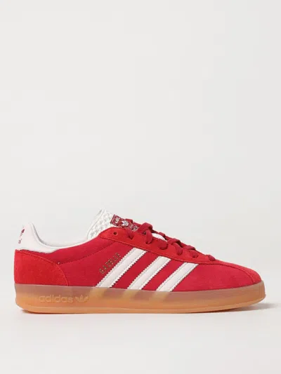 Adidas Originals Gazelle Indoor Sneakers In Red