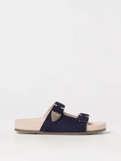 Chloé Dark Blue Sandals In Blue