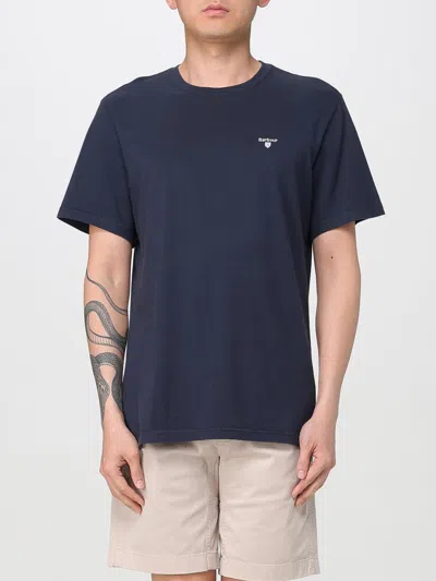 Barbour -  Tartan Sports T-shirt Mts0670ny31 In Navy