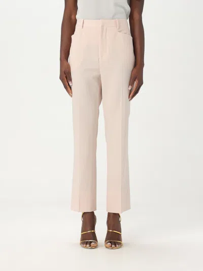 Tom Ford Women's Pressed Crease Trousers In Blush Pink