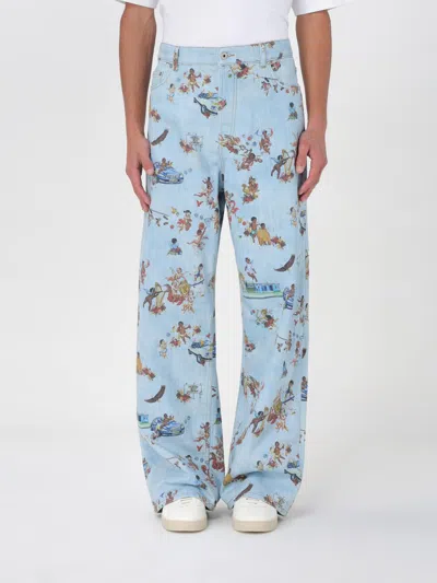 Off-white Jeans In Red