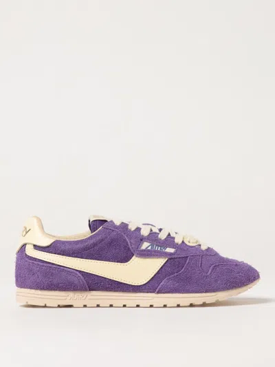 Autry Low Suede Windspin Sneaker In Violet