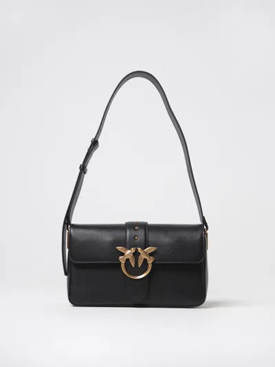 Pinko Classic Love One Shoulder Bag In Black