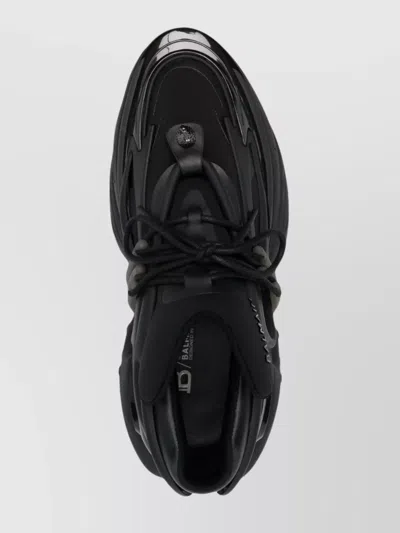 Balmain Men Unicorn Sneakers In Black