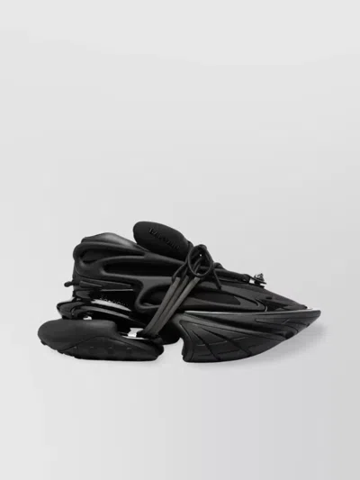 Balmain Men Unicorn Sneakers In Black