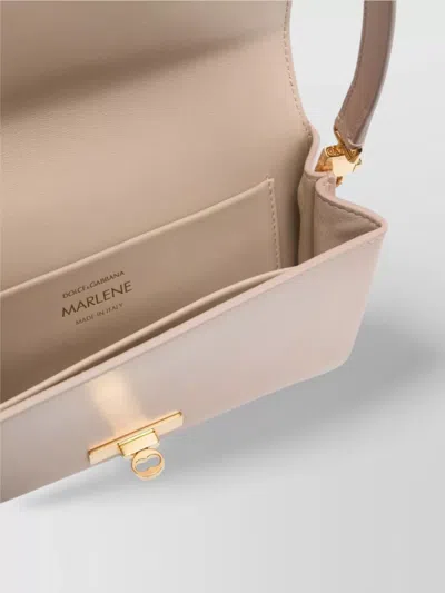 Dolce & Gabbana Mini Palmellato Ottone Vin Shoulder Bag In Pink
