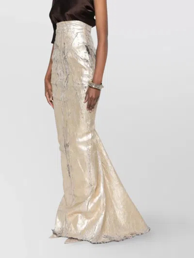 Rick Owens Lido Maxi Skirt In Neutrals