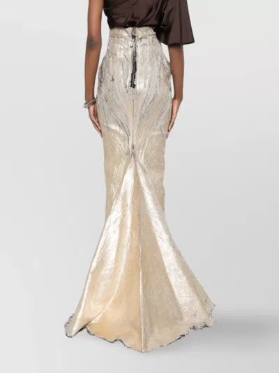 Rick Owens Lido Maxi Skirt In Neutrals