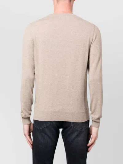Malo Men's Crew Neck Sweater In White