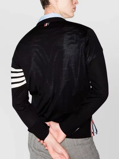 Thom Browne Classic Cardigan In Black