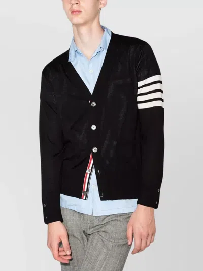 Thom Browne Classic Cardigan In Black