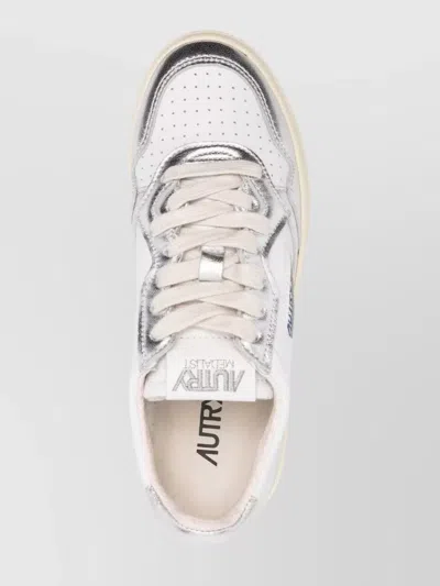 Autry Medalist Low Bicolor Leather Sneakers In Multi