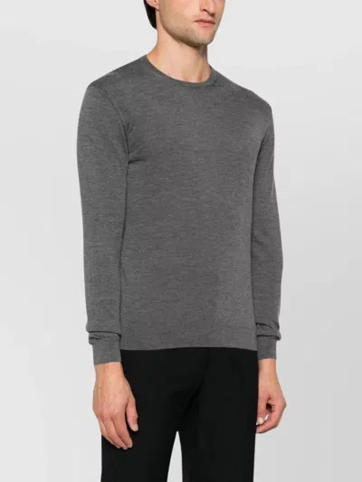Malo Crew Neck Sweater In Grey
