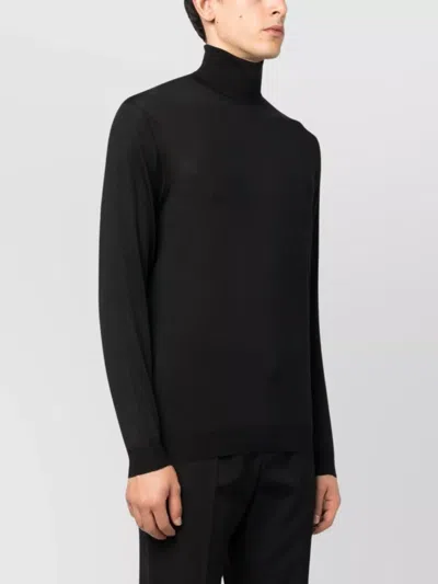 Malo Turtleneck Sweater In Black