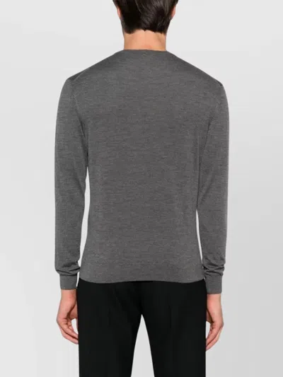 Malo Crew Neck Sweater In Grey