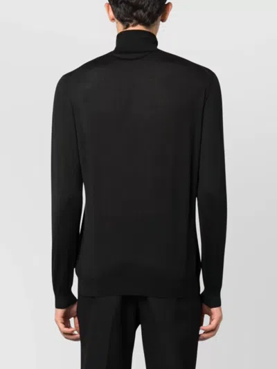 Malo Turtleneck Sweater In Black