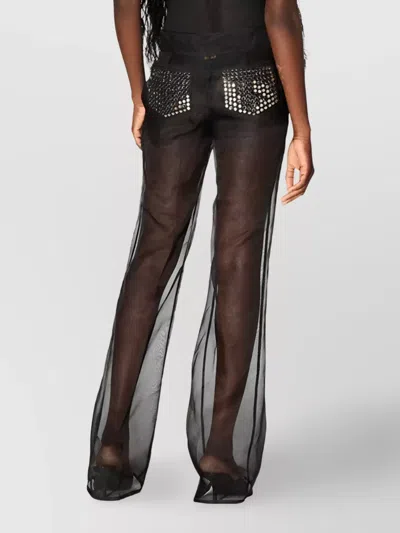 Oseree Crystal Turtleneck Bodysuit