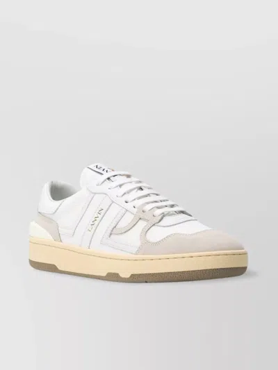 Lanvin 10mm Clay Poly & Leather Sneakers