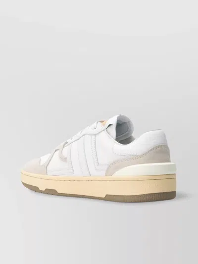 Lanvin 10mm Clay Poly & Leather Sneakers