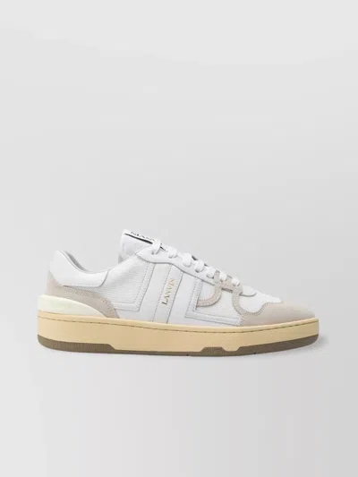 Lanvin 10mm Clay Poly & Leather Sneakers