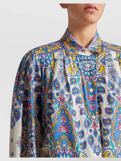 Etro Paisley-print Shirt In White