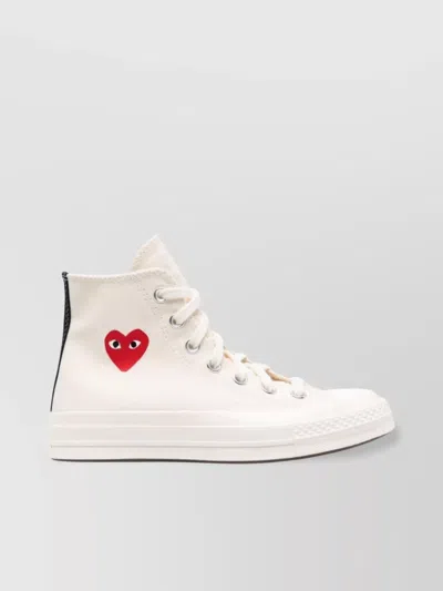 Comme Des Garçons Play Chuck Taylor Red Heart Sneakers