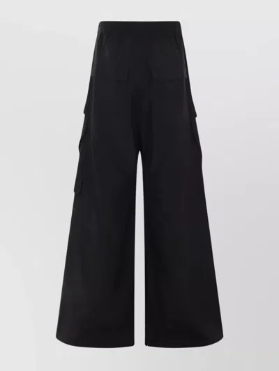 Rick Owens Drkshdw Pantaloni Double Cargo Jumbo Belas In Black