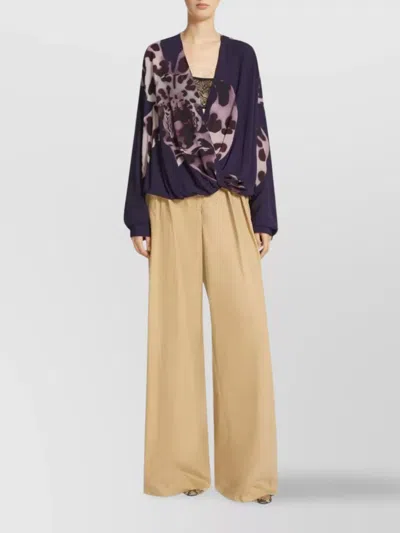 Dries Van Noten Women 01690-camiel 1015 W.w.shirt In Blue