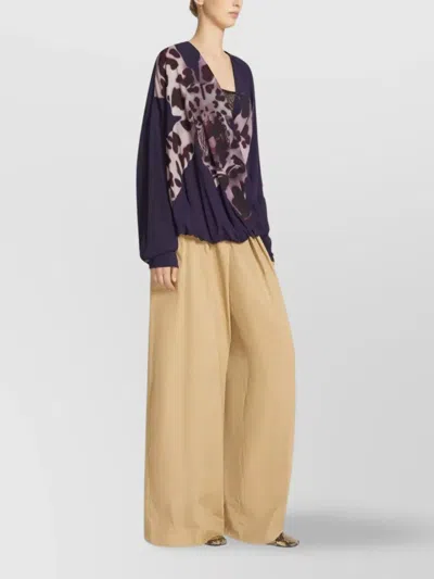 Dries Van Noten Women 01690-camiel 1015 W.w.shirt In Blue