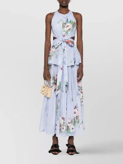 Zimmermann Everley Maxi Dress In Multicolor