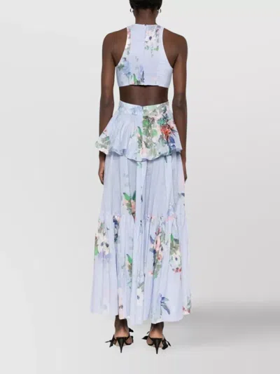 Zimmermann Everley Maxi Dress In Multicolor