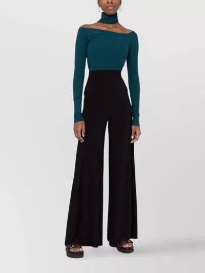 Norma Kamali Elephant Jersey Trousers In Animal Print