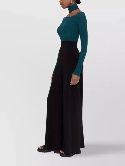 Norma Kamali Elephant Jersey Trousers In Animal Print